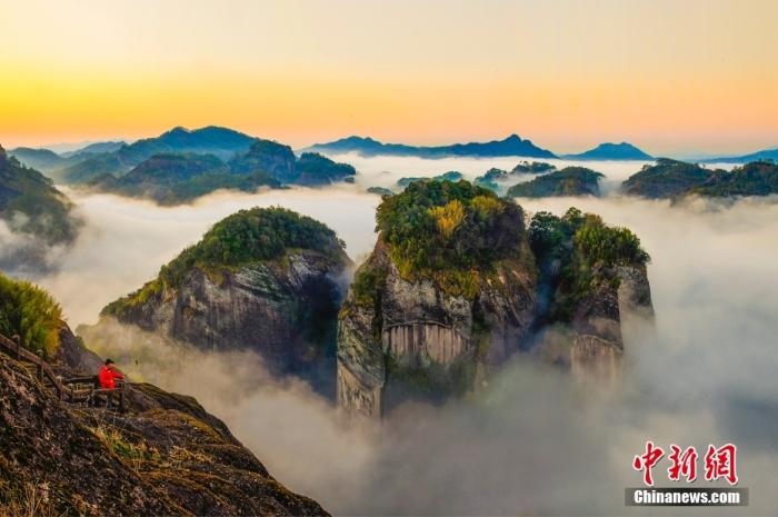 武夷山天游云海。黃海 攝