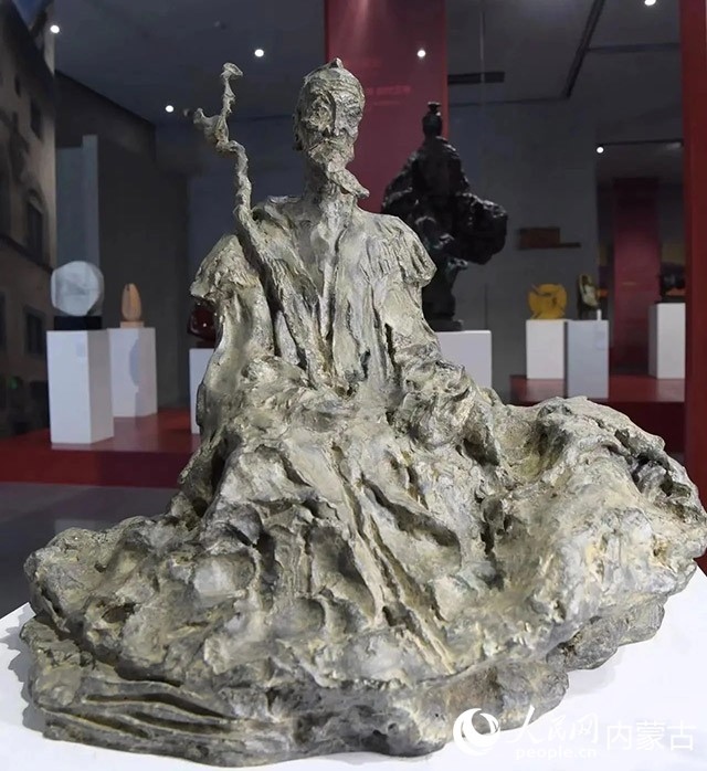 吳為山作品《莊子》。王劭凱攝