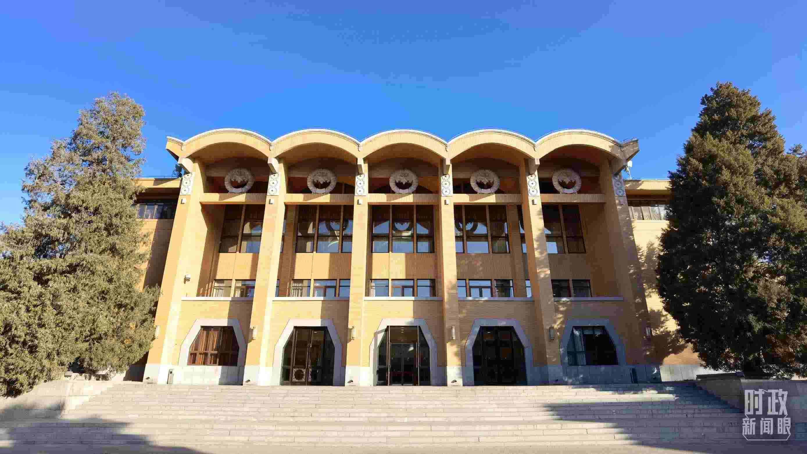 △2023年3月1日，中央黨校建校90周年慶祝大會在這里舉行。（總臺央視記者石丞拍攝）