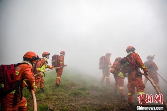 演練現(xiàn)場(chǎng)。瀘州消防供圖