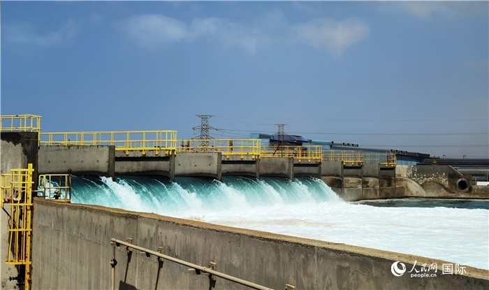 圖為取排水工程項(xiàng)目一景。人民網(wǎng)記者管克江攝