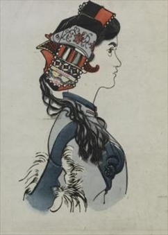 黃永玉創(chuàng)作的《阿詩(shī)瑪》插畫(huà)系列(1955年)