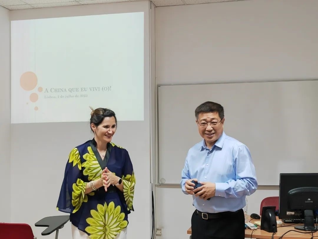 里斯本大學(xué)孔子學(xué)院組織漢語角活動(dòng)。 圖片來源：里斯本大學(xué)孔子學(xué)院公眾號(hào)