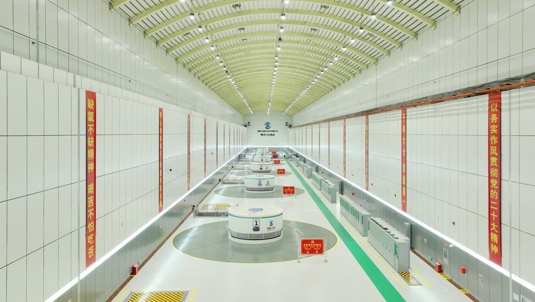 雅礱江兩河口水電站地下廠房。受訪者供圖