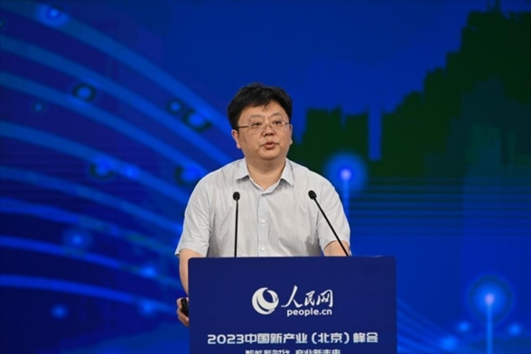 傳播內容認知全國重點實驗室首席科學家張勇東。人民網(wǎng)記者 于凱攝