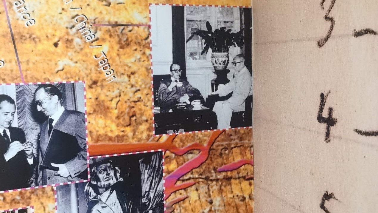 1957年，卡贊扎基斯第二次訪問中國，期間與作家茅盾進(jìn)行交流。人民網(wǎng)記者 葛泰佚攝