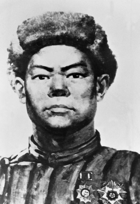 這是黃繼光像。新華社發(fā)（資料照片）