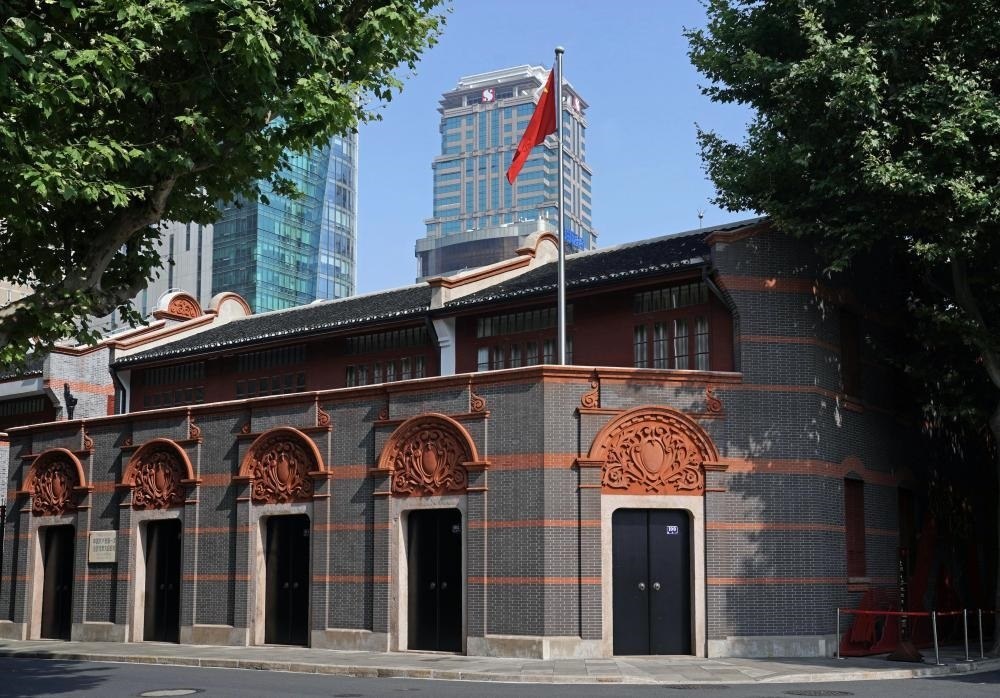 2023年6月9日拍攝的中共一大會址外景。新華社記者 劉穎 攝