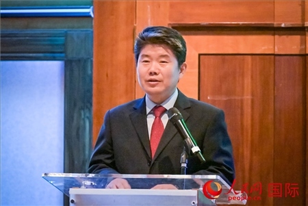 李立言致辭。人民網(wǎng) 郭錦標(biāo)攝