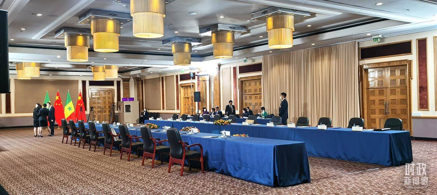 △23日下午，4場會見在這里舉行。（總臺央視記者郭鴻拍攝）