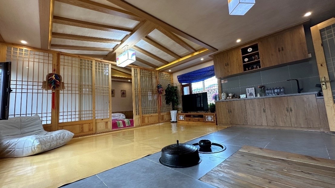 具有朝鮮族特色的民宿。人民網(wǎng)記者 金洪花 攝