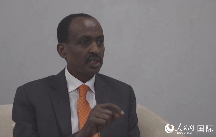 特肖梅·托加接受人民網(wǎng)專訪。人民網(wǎng)記者 劉寧攝