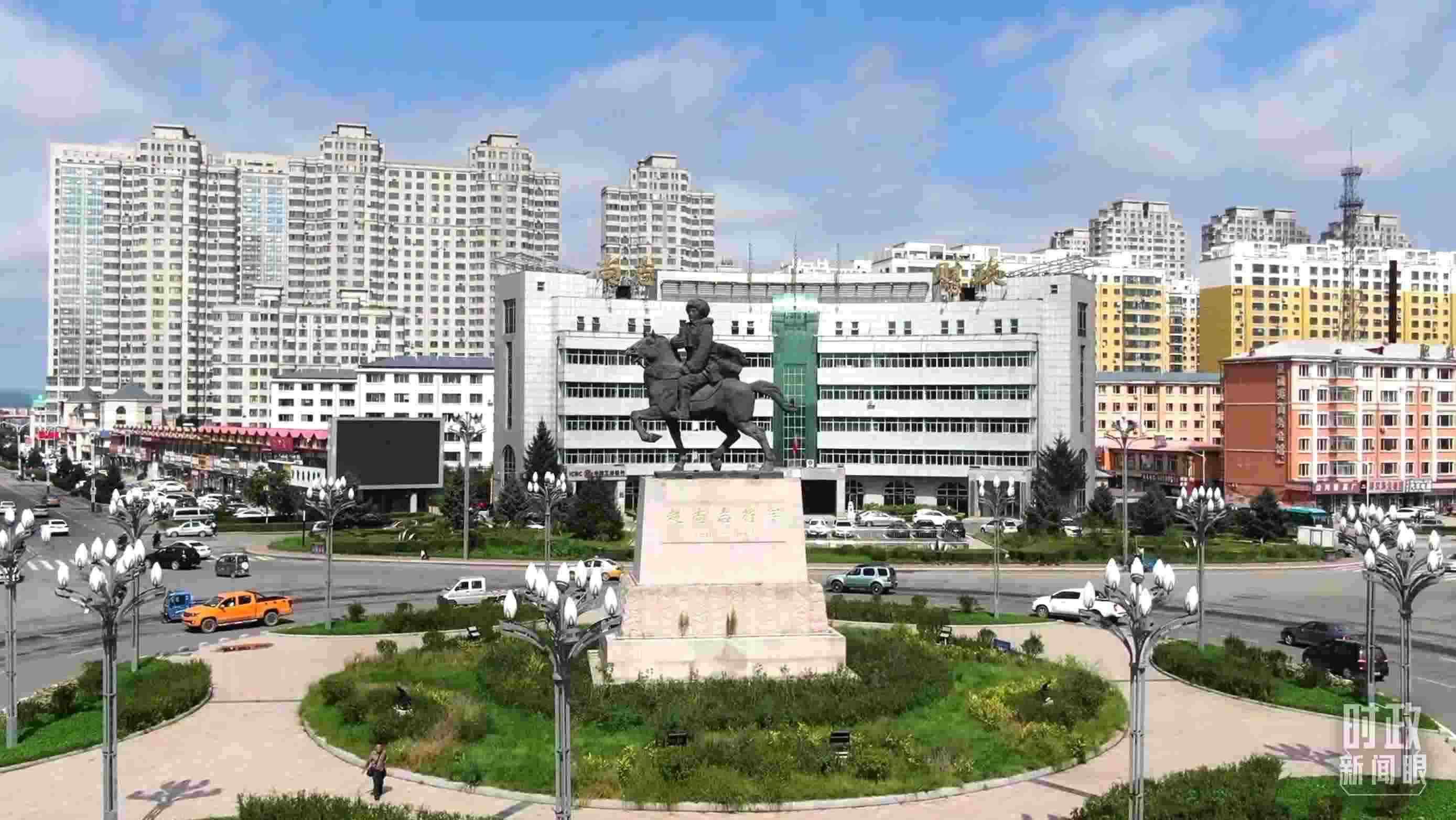 △哈爾濱市尚志市航拍。（總臺(tái)央視記者張耿生拍攝）