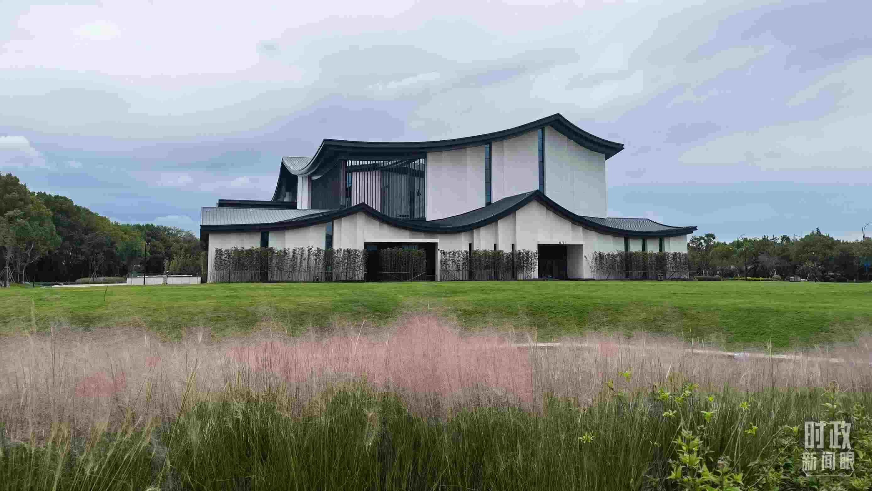 △浙東運(yùn)河文化園。（總臺(tái)央視記者石丞拍攝）