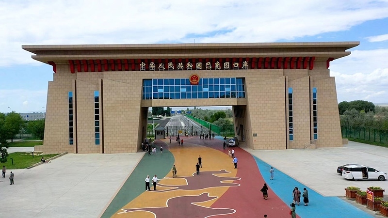 圖為塔城巴克圖口岸。塔城融媒體中心 張亭宇攝