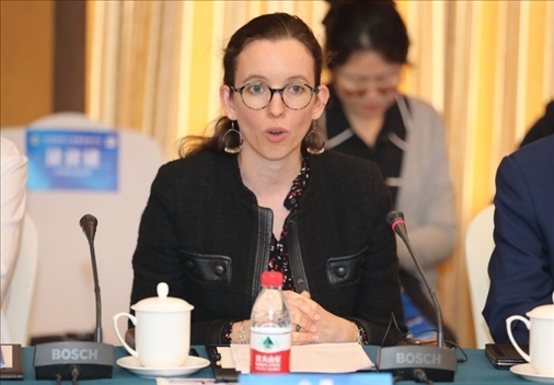 法國駐華大使館公使銜參贊白美燕致辭。主辦方供圖