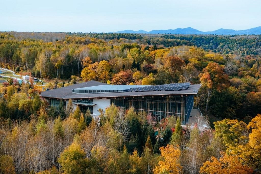 園區(qū)在多棟建筑上都安裝有分布式光伏發(fā)電設(shè)施。邱活攝