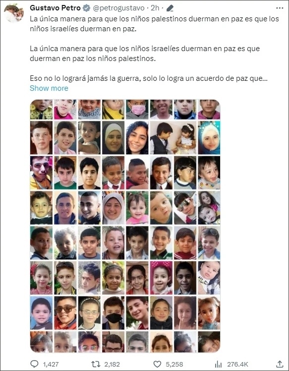 巴以爆發(fā)新沖突后，他再指西方“雙標(biāo)”