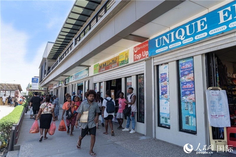 2023年9月12日，所羅門群島首都霍尼亞拉街景。人民網(wǎng) 賀吉攝