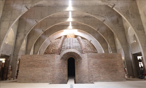 ↑ 景德鎮(zhèn)一處柴窯。（2020年7月13日攝）