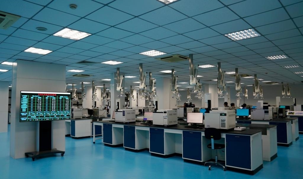 近日拍攝的公司檢驗計量中心。新華社記者 胡晨歡 攝