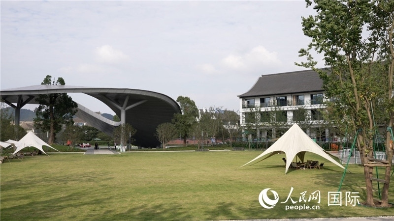 安吉露營(yíng)地。人民網(wǎng) 彭昱凱攝