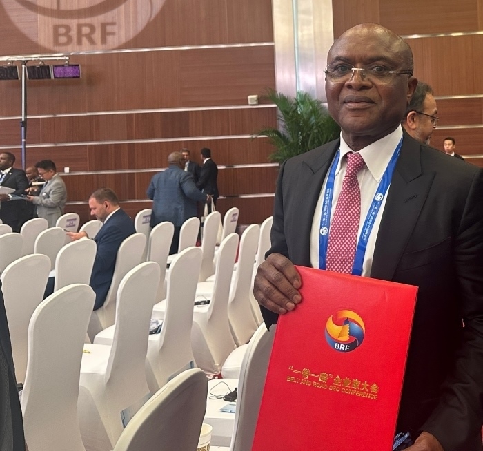 “一帶一路”企業(yè)家大會(huì)的外方代表。人民網(wǎng)記者 申佳平攝