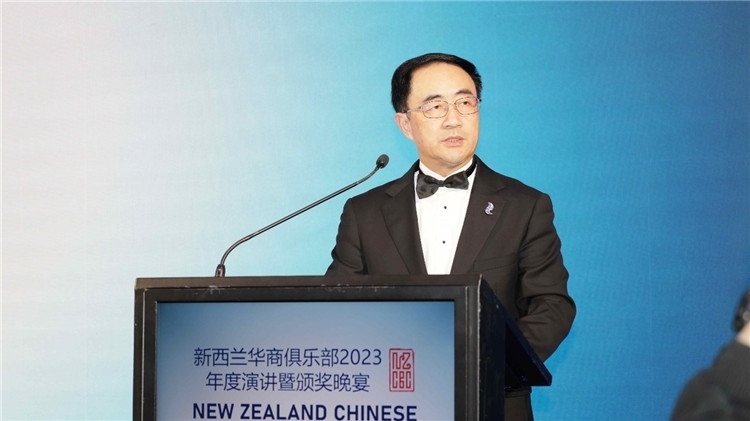 新西蘭華商聯合總會主席楊健。攝影：張凱