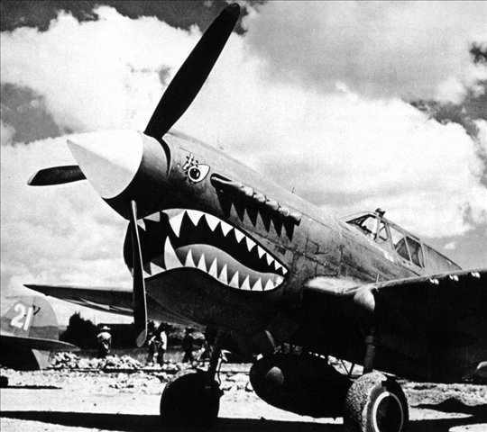 陳納德組織的美國志愿航空隊“飛虎隊”駐扎在芷江機(jī)場（資料照片）。新華社發(fā)