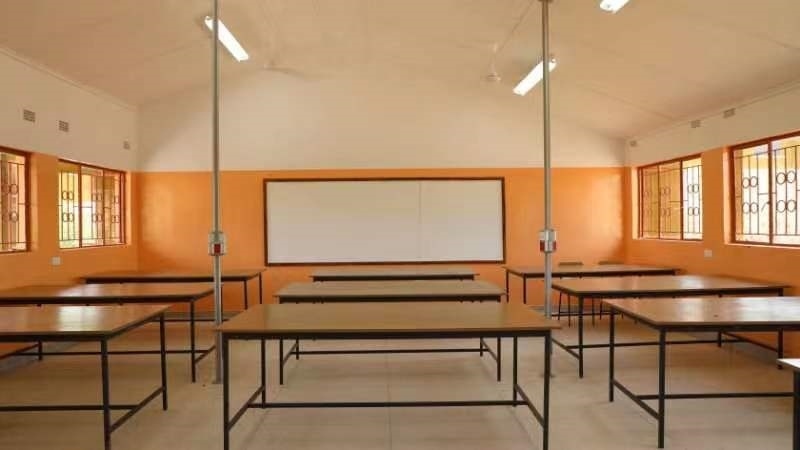寬敞明亮的教室。主辦方供圖