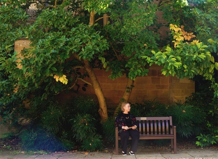 羅森在牛津大學(xué)墨頓學(xué)院。葛大龍攝