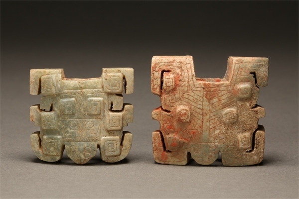 獸面形玉飾件。國(guó)家文物局供圖