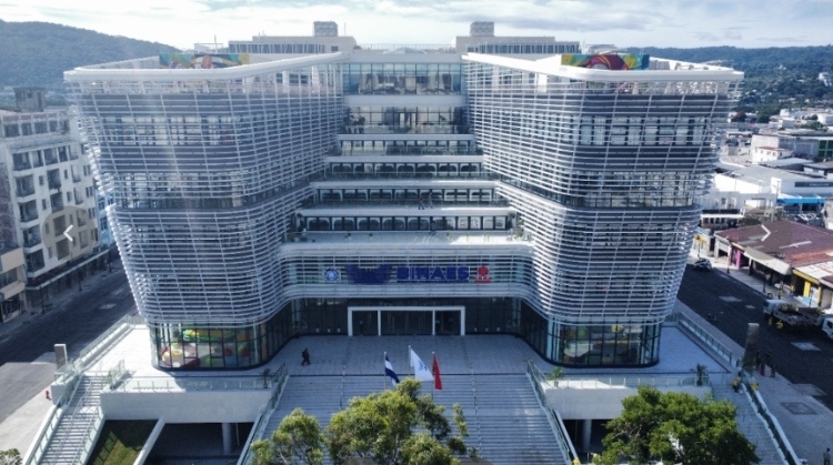 圖為中國(guó)援建薩爾瓦多國(guó)家圖書館實(shí)景。 圖片由中國(guó)援薩爾瓦多國(guó)家圖書館項(xiàng)目施工技術(shù)組提供