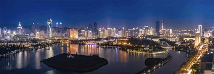 筼筜夜色。（圖源：人民日報）