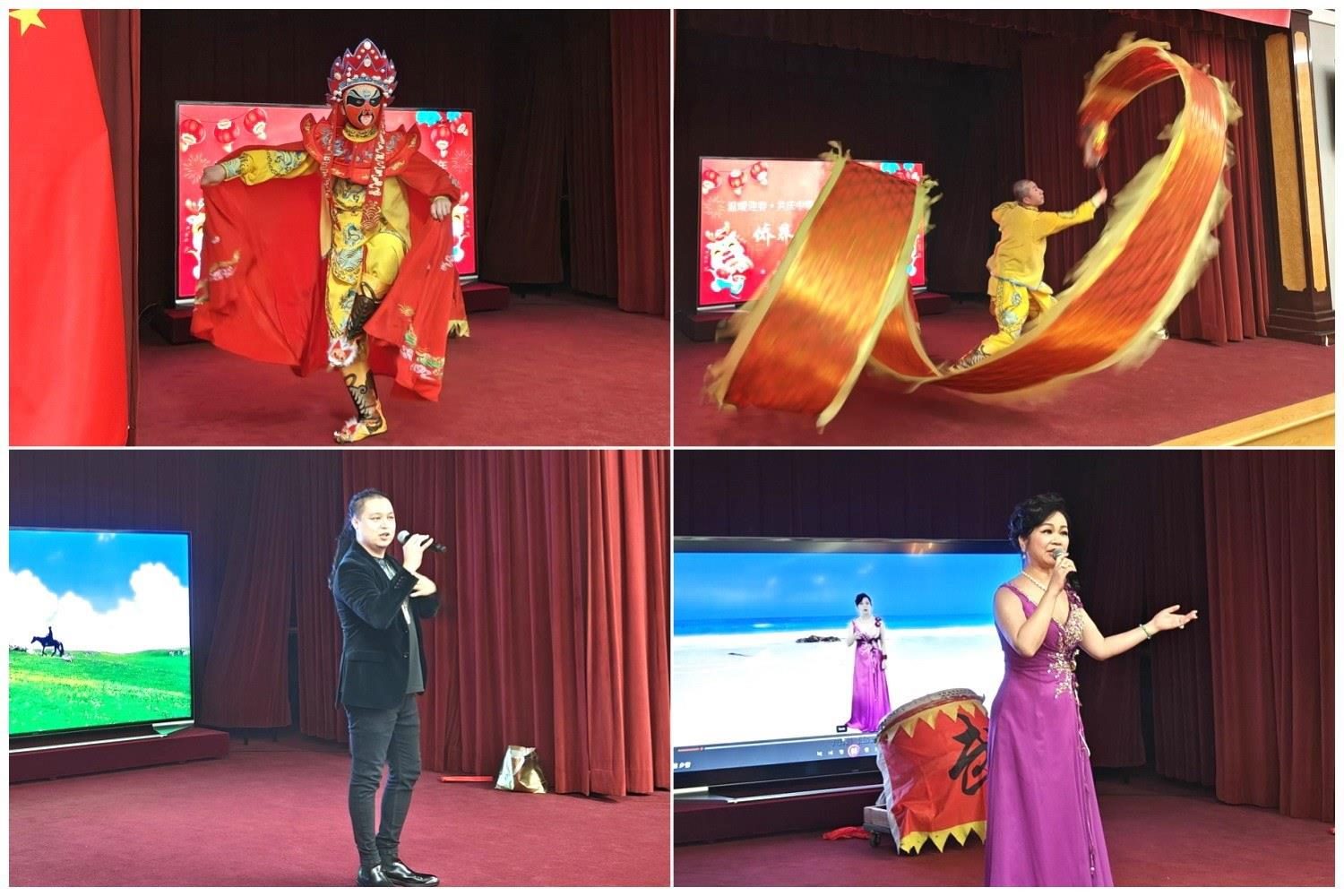 當(dāng)?shù)貎S界知名演員獻(xiàn)上精彩演出。主辦方供圖