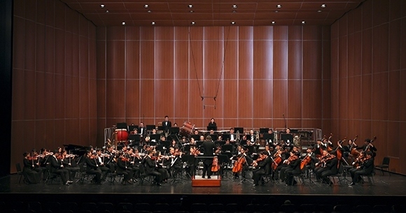 音樂(lè)會(huì)現(xiàn)場(chǎng)。學(xué)校供圖