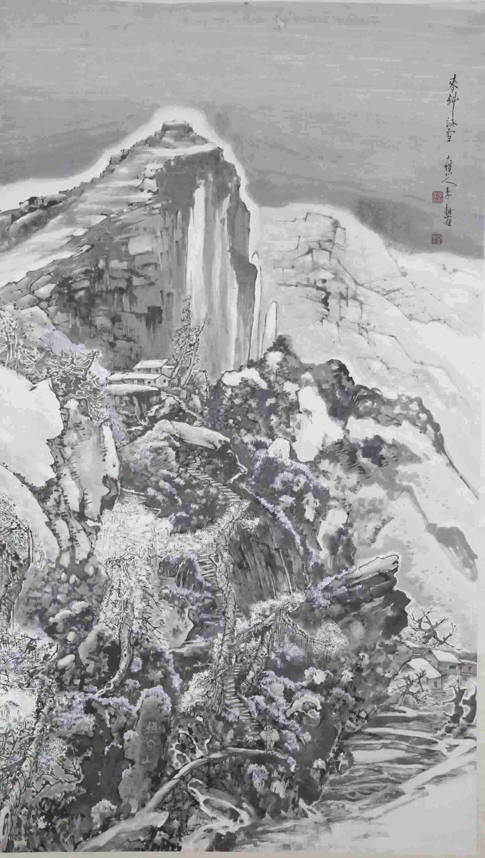 李耕畫作。(仙游縣博物館供圖)