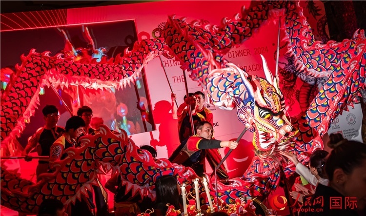 “共慶中國年 共享新機遇”破冰者新春晚宴現(xiàn)場盛況。人民網(wǎng) 郭錦標攝