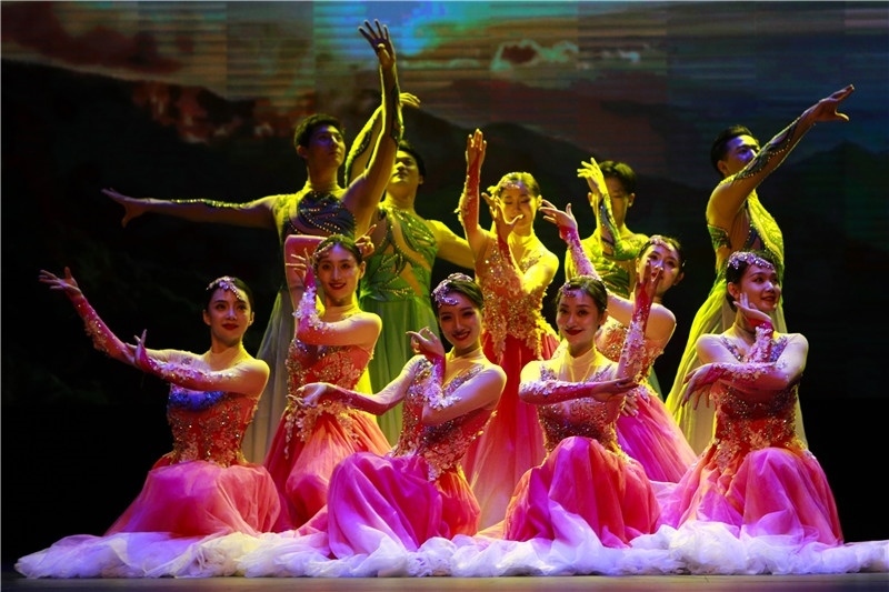 2024年“四海同春”慰僑訪演團亞太團新西蘭惠靈頓演出現場。圖片由陸欣讌、孟韜、葉勇提供