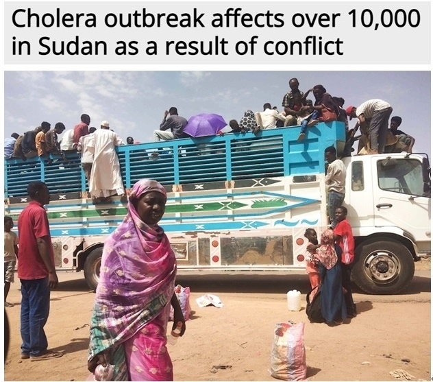 糧食危機、營養(yǎng)不良、霍亂 蘇丹人道主義危機嚴(yán)重