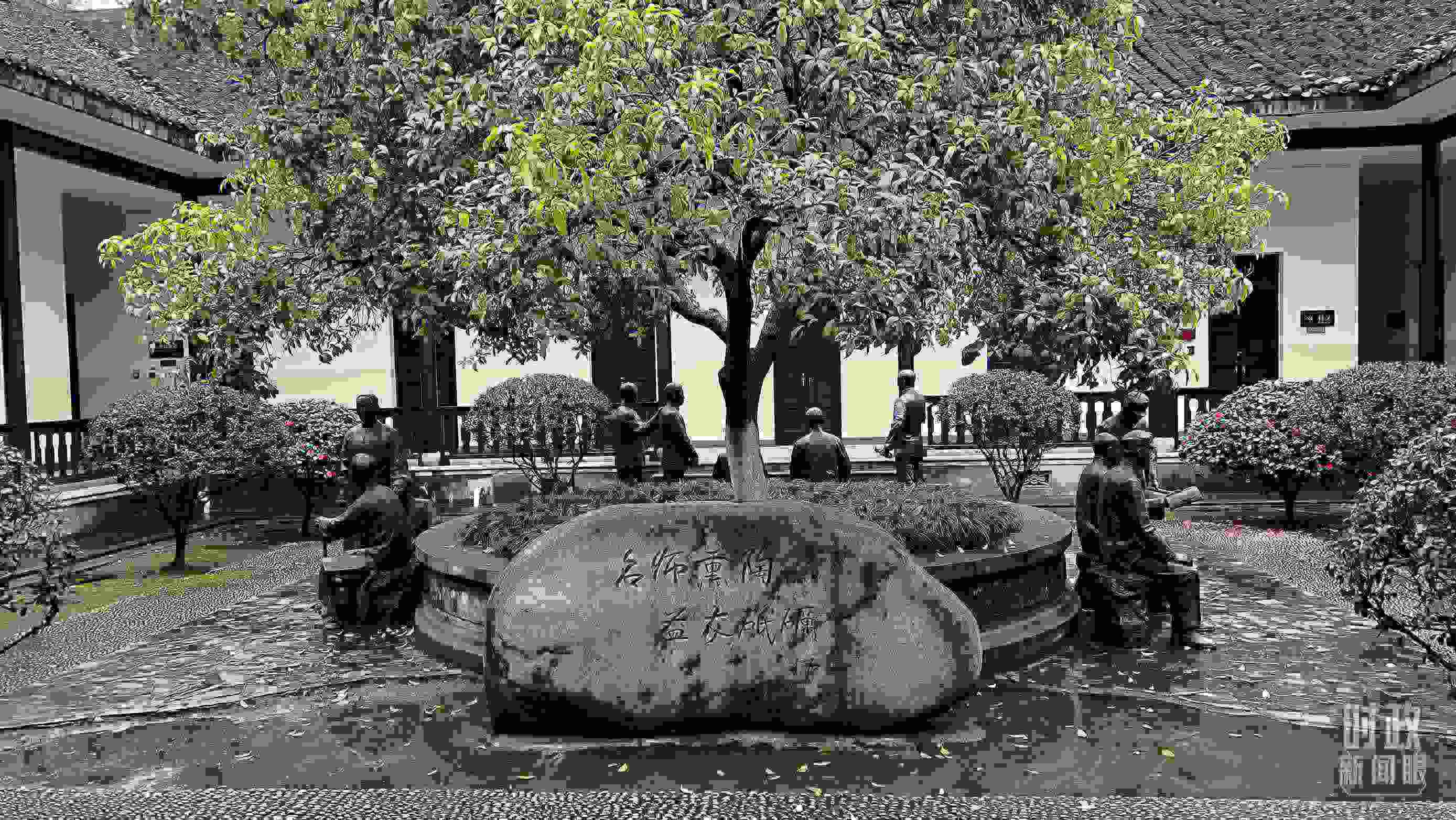 △湖南第一師范學(xué)院（城南書院校區(qū)）。（總臺(tái)央視記者覃思拍攝）