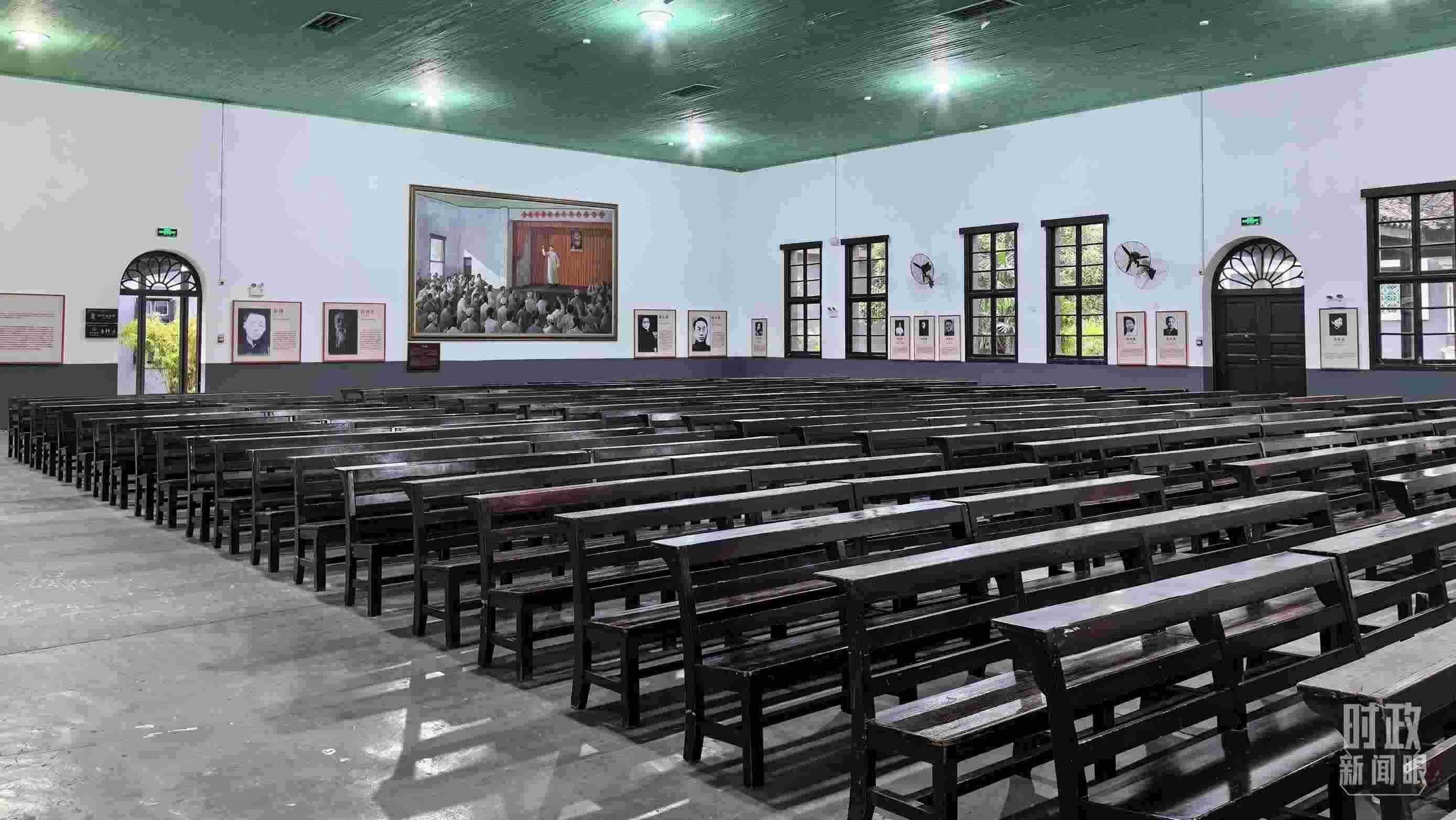 △湖南第一師范學(xué)院（城南書院校區(qū)）大禮堂。（總臺(tái)央視記者趙化拍攝）