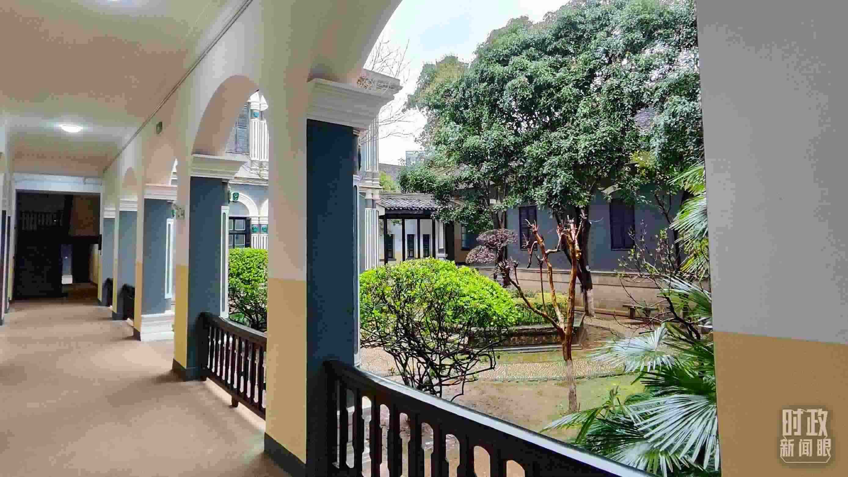 △湖南第一師范學院（城南書院校區(qū)）。（總臺央視記者覃思、郭曉龍拍攝）