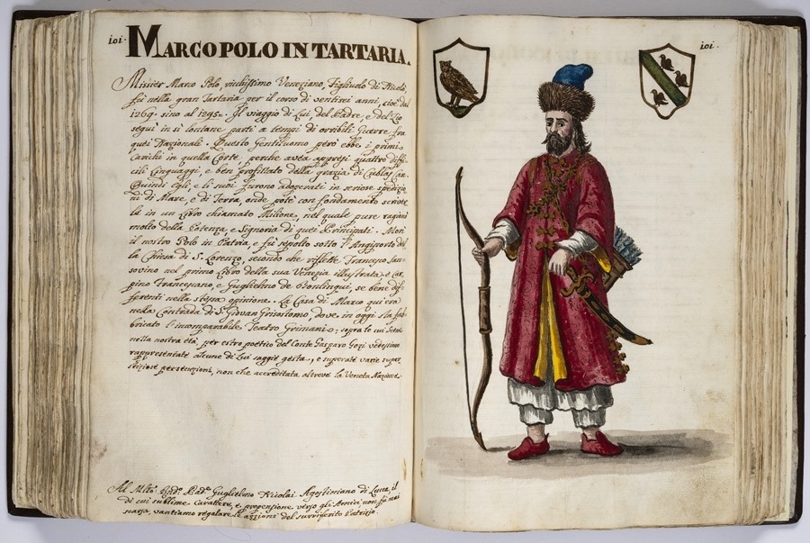 “馬可·波羅的世界”展覽的部分展品。威尼斯市立博物館基金會(huì)供圖