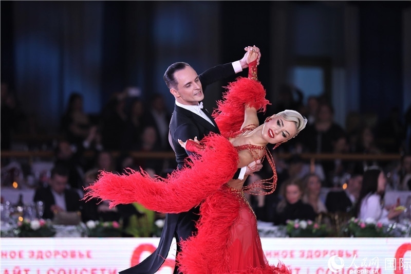 第五屆“克里姆林宮杯”國標(biāo)舞錦標(biāo)賽現(xiàn)場。于子恒攝