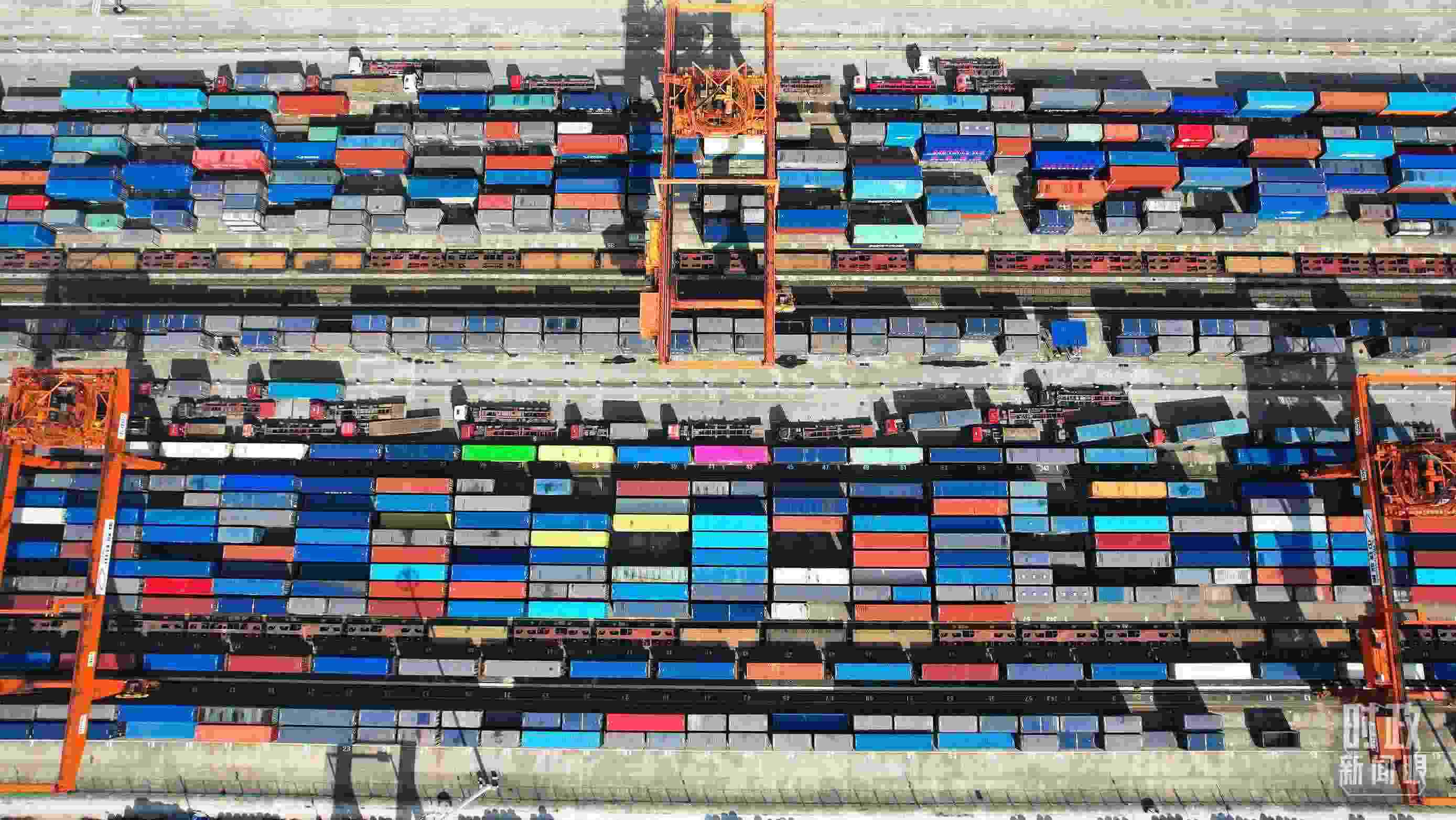 △重慶國(guó)際物流樞紐園區(qū)。（總臺(tái)記者楊洋拍攝）