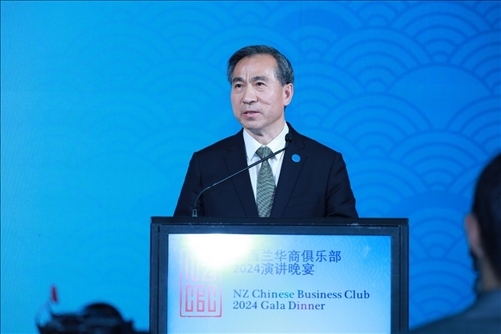 中國(guó)貿(mào)促會(huì)任鴻斌會(huì)長(zhǎng)。主辦方供圖