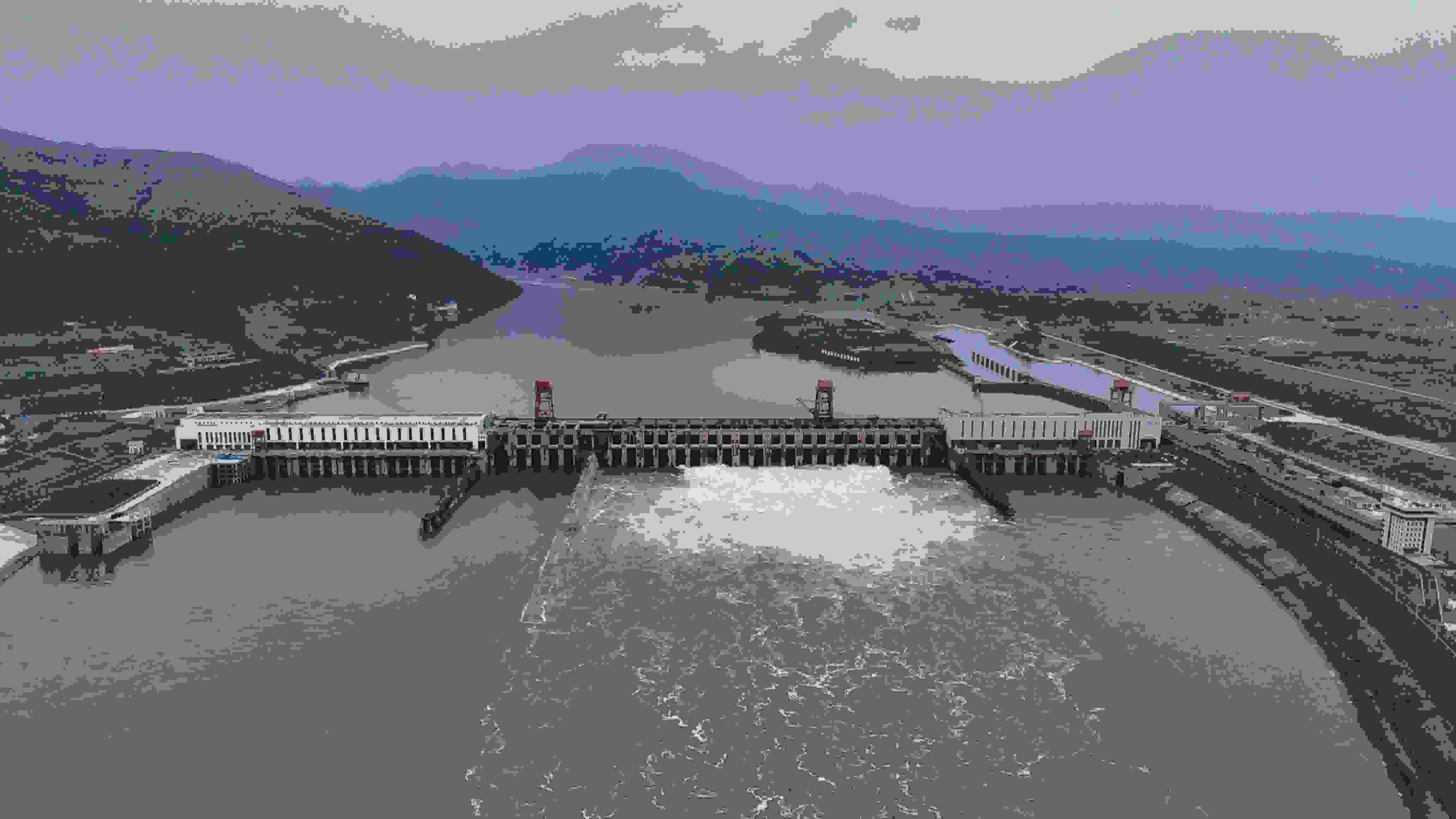 大藤峽水利樞紐精準(zhǔn)調(diào)度保障防洪安全。受訪者供圖