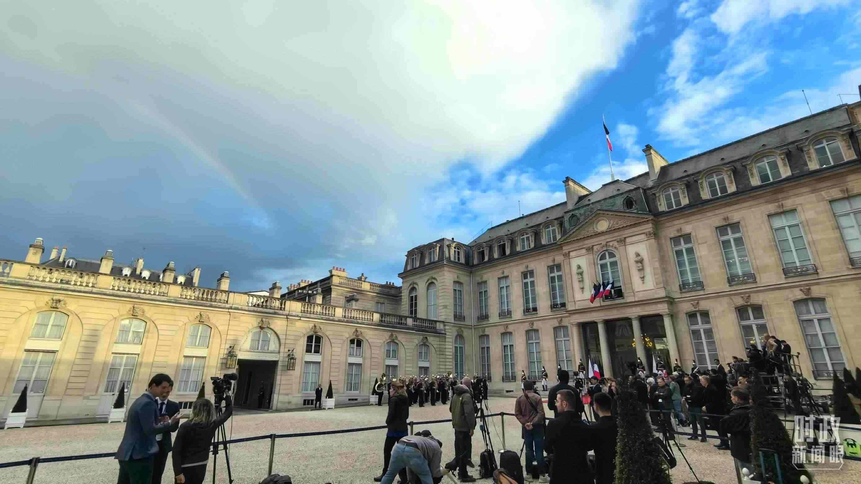 △愛麗舍宮。（總臺央視記者馬超拍攝）