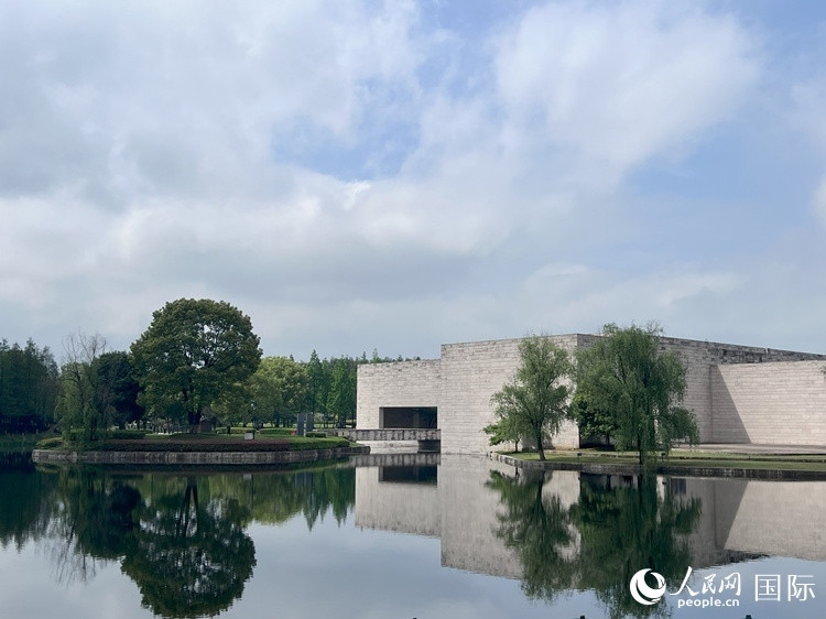 良渚博物院外觀。人民網(wǎng)記者 崔越攝